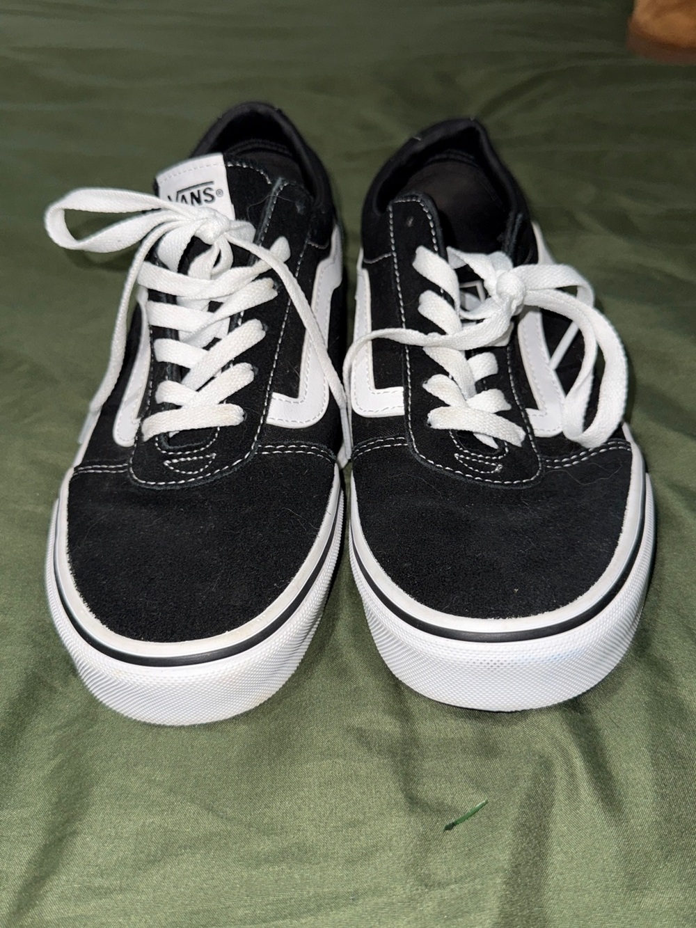 Vans Black and White Old Skool Skate Sneakers